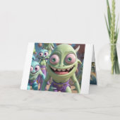 コズミック・グリーティング・ザ・ファーティング・ウィアードエイリアン カード (裏面)