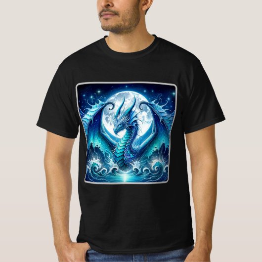 コズミック シー ドラゴン バリュー Tシャツ (正面)