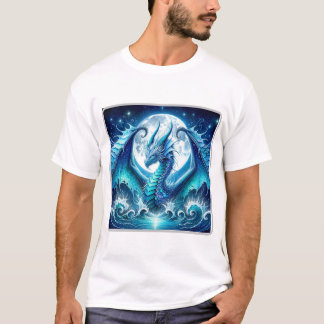 コズミック シー ドラゴン ベーシック Tシャツ