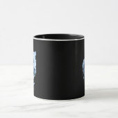 コズミック スノーレオパード 抽象芸術 マグカップ (中央)