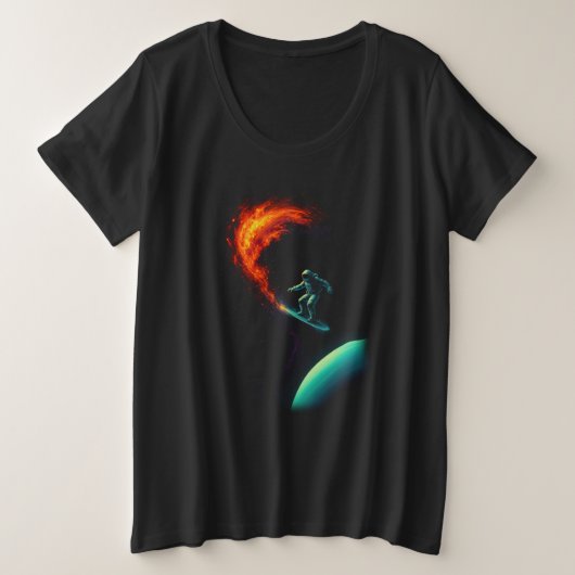 コズミック・ディバージェンス プラスサイズTシャツ (デザイン正面)