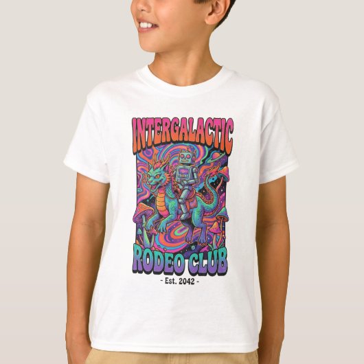 コズミック ドラゴンライダー Tシャツ (正面)