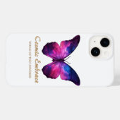 コズミック・バタフライ・ギャラクシー・ウィングス Case-Mate iPhoneケース (裏面 (横))