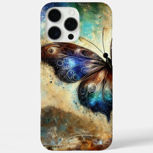コズミック・バタフライ・ファンタジー・アート Case-Mate iPhoneケース (裏面)