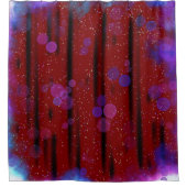 コズミック バブル フロー シャワーカーテン (正面)