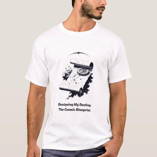 コズミック・ブループリントTシャツ Tシャツ (正面)