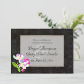 コズミック ブルーム ウェディング 招待状 (スタンド正面)