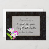 コズミック ブルーム ウェディング 招待状 (正面/裏面)