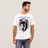 コズミック・プレデター・ネビュラ・ウルフ Tシャツ (正面フル)