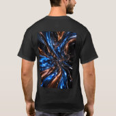 コズミック メタル ヴォルテックス 3D Tシャツ (裏面)