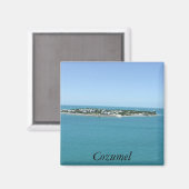 コズメルアイランドブルーウォータートロピカル マグネット (正面/裏面)