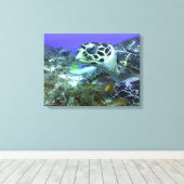 コズメルカメ キャンバスプリント (インサイチュ (ウッドフロア))