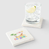 コズメルコースター ストーンコースター (横)