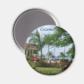 コズメルトロピカルパームツリー マグネット (正面/裏面)