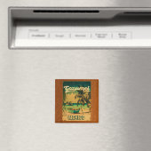 コズメルパームツリーレトロ80sメキシコプラヤ マグネット (インサイチュ (食洗機))