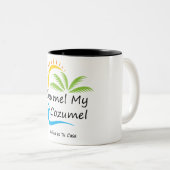 コズメルマイコズメルコーヒーマグウィズダークインテリア ツートーンマグカップ (正面右)