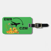 コズメルメキシコへの旅行 ラゲッジタグ (正面横)