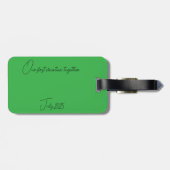 コズメルメキシコへの旅行 ラゲッジタグ (裏面横)