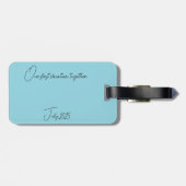 コズメルメキシコへの旅行 ラゲッジタグ (裏面横)