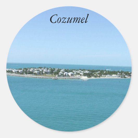 コズメルメキシコアイランド、ブルーウォーター ラウンドシール (正面)