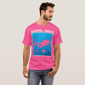 コズメルメキシコスキューバダイビング Tシャツ (正面フル)