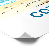 コズメルメキシコトラベルプリント ポスター (角)