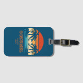 コズメルメキシコヴィンテージサンセットマッチング ラゲッジタグ (正面横)