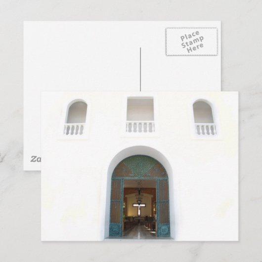 コズメル教会 ポストカード (正面/裏面)