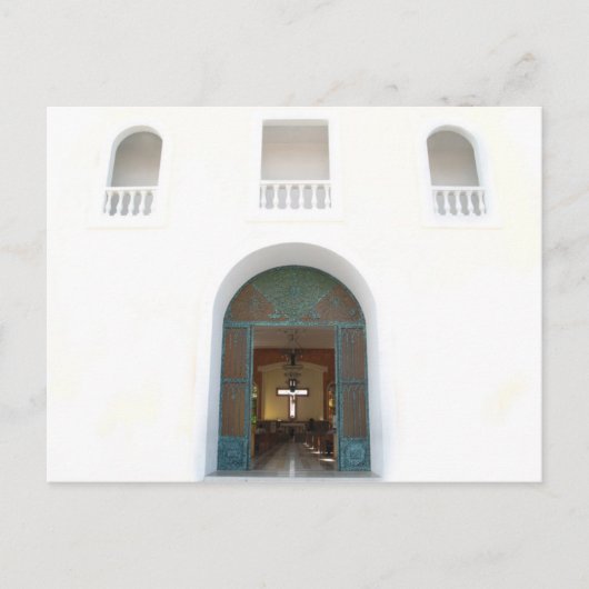 コズメル教会 ポストカード (正面)