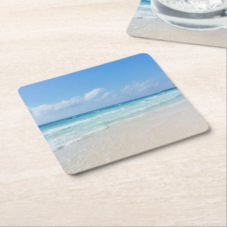 コズメル海コースター スクエアペーパーコースター