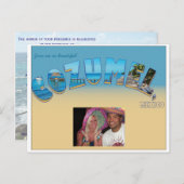 コズメル結婚式招待状 インビテーションポストカード (正面/裏面)