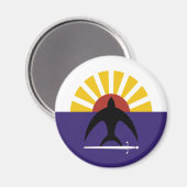 コズメル、キンタナロー、メキシコ、メキシコ国旗 マグネット (正面/裏面)