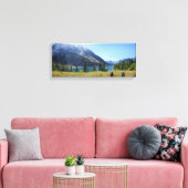 コセリーレイク – グレイシャーナショナルパーク キャンバスプリント (インサイチュ (リビング))