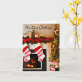 コゼイのクリスマスカード カード (黄色い花)