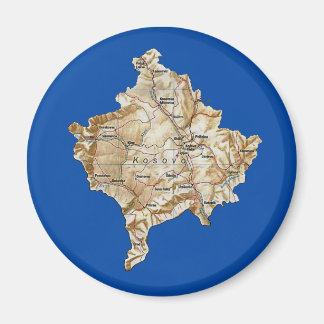 コソボの地図マグネット マグネット
