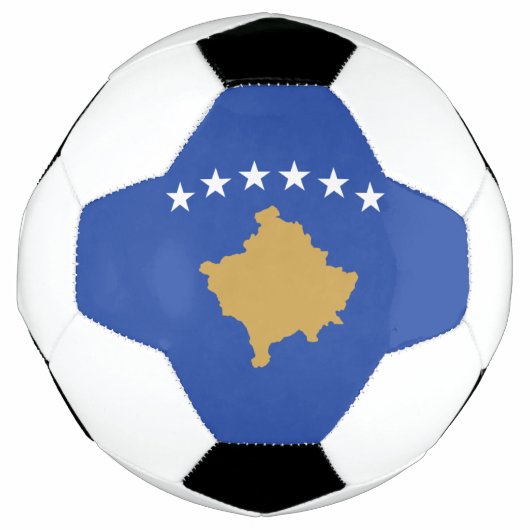 コソボの旗 サッカーボール (正面)