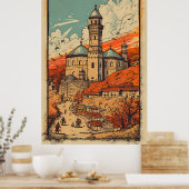 コソボを発表:ヴィンテージ旅行の冒険 ポスター (キッチン)