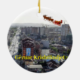 コソボ写真クリスマスオーナメント セラミックオーナメント