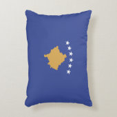 コソボ国旗 アクセントクッション (正面(垂直))