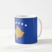コソボ国旗 コーヒーマグカップ (正面右)
