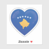 コソボ国旗 シール (シート)