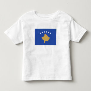 コソボ国旗 トドラーTシャツ