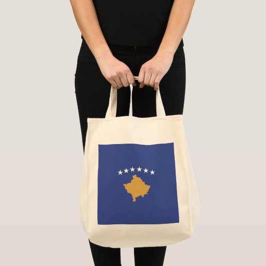 コソボ国旗 トートバッグ (正面(商品))