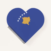 コソボ国旗 ノートブック (正面)