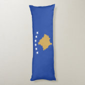 コソボ国旗 ボディピロー (裏面 (縦))