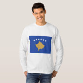 コソボ国旗 Tシャツ (正面フル)