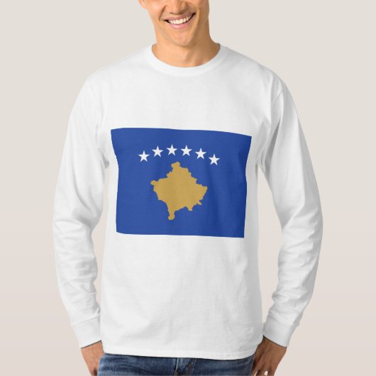 コソボ国旗 Tシャツ (正面)