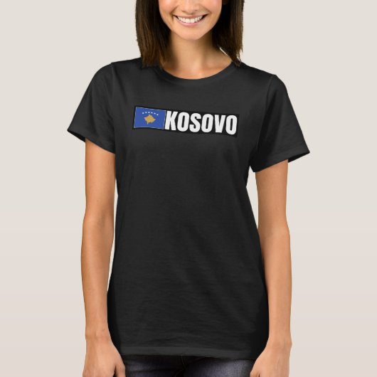 コソボ国旗 Tシャツ (正面)