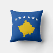 コソボ国旗x旗まくら クッション (裏面)