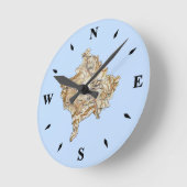 コソボ時計 ラウンド壁時計 (傾斜)